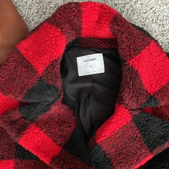 ❤️Sold❤️ Old Navy Buffalo Print Peacoat❤️ - Picture 3 of 7